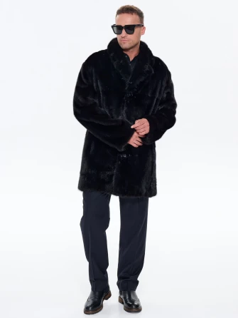 Норковая мужская шуба UNIFUR 7904Р-1
