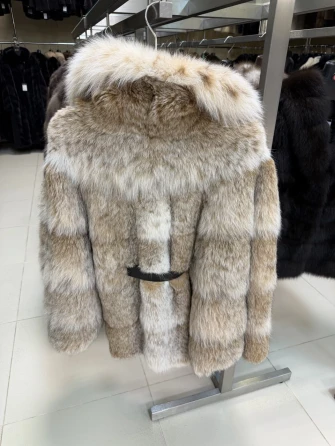 Женская шуба из меха рыси 850 -016-1